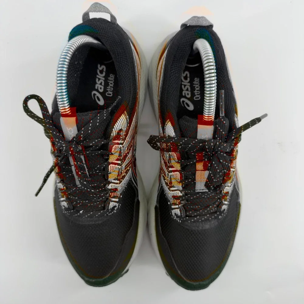 Asics Gel-Venture 9 Trail Running Shoes Black Orange Womens 8